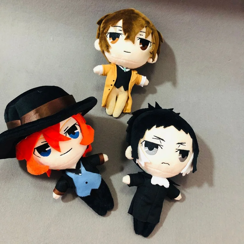 Anime Bungo Stray Dogs Tsumamarekko Dazai Atsushi Ranpo Akutagawa Chuya Toys