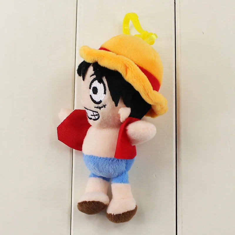 Anime One Piece Monkey D Luffy Stuffed Keychain Toy For Kids