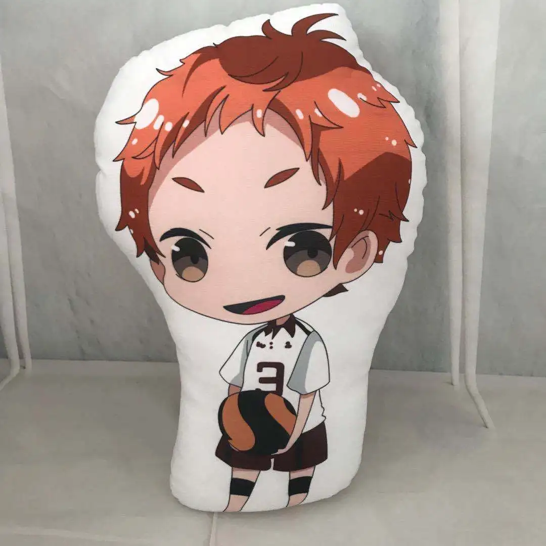 Anime Haikyuu Hinata Shoyo Tobio Oikawa Tooru Stuffed Keychain Toy