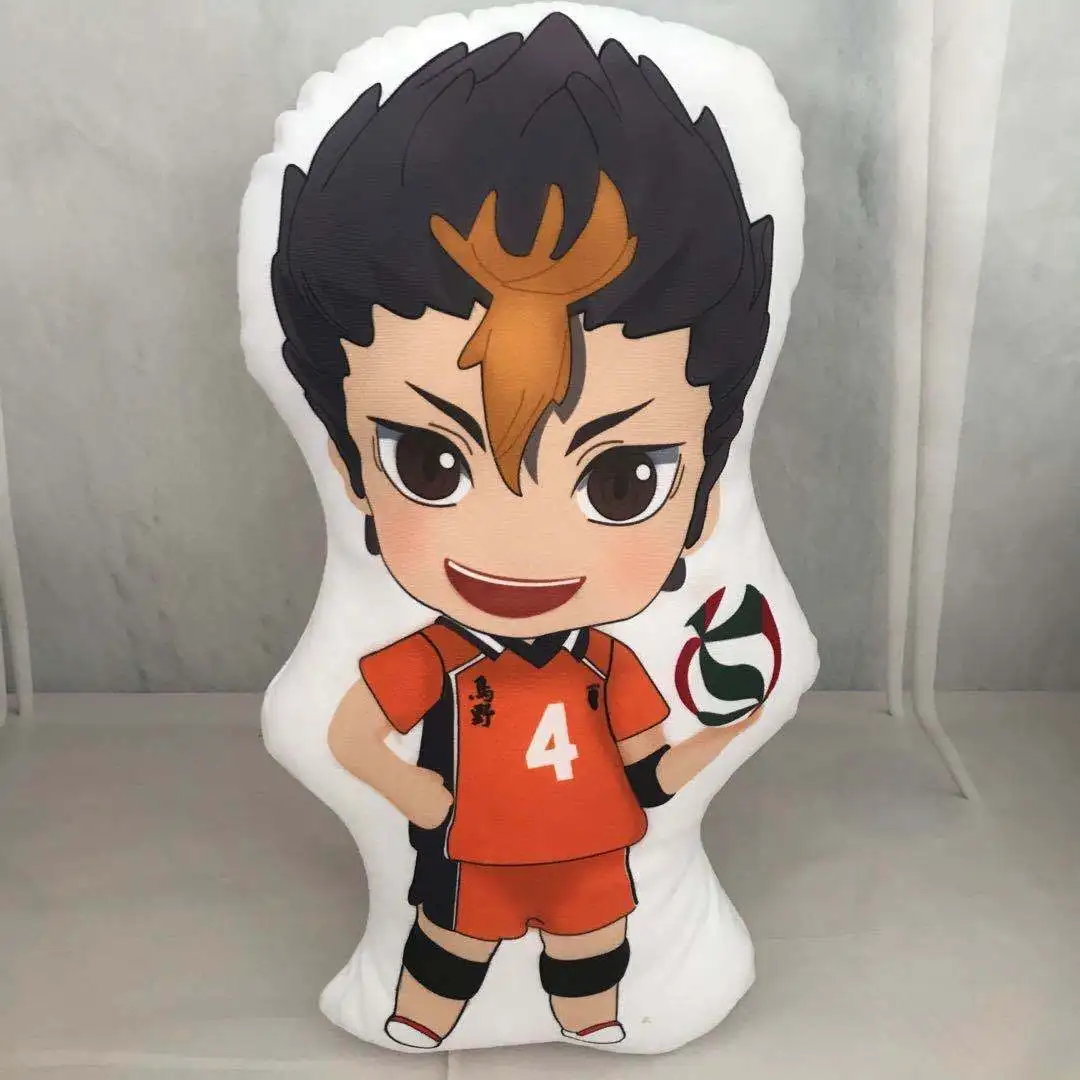 Anime Haikyuu Hinata Shoyo Tobio Oikawa Tooru Stuffed Keychain Toy
