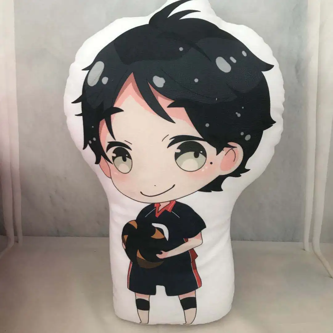 Anime Haikyuu Hinata Shoyo Tobio Oikawa Tooru Stuffed Keychain Toy