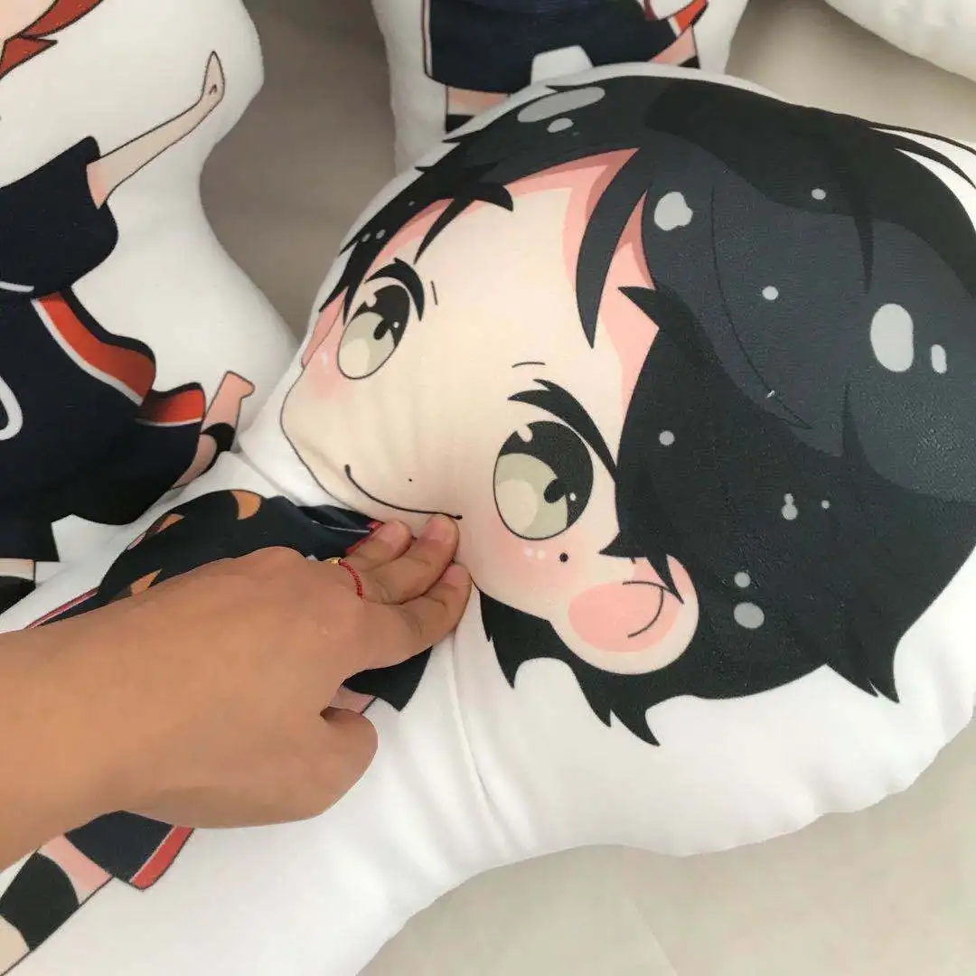 Anime Haikyuu Hinata Shoyo Tobio Oikawa Tooru Stuffed Keychain Toy