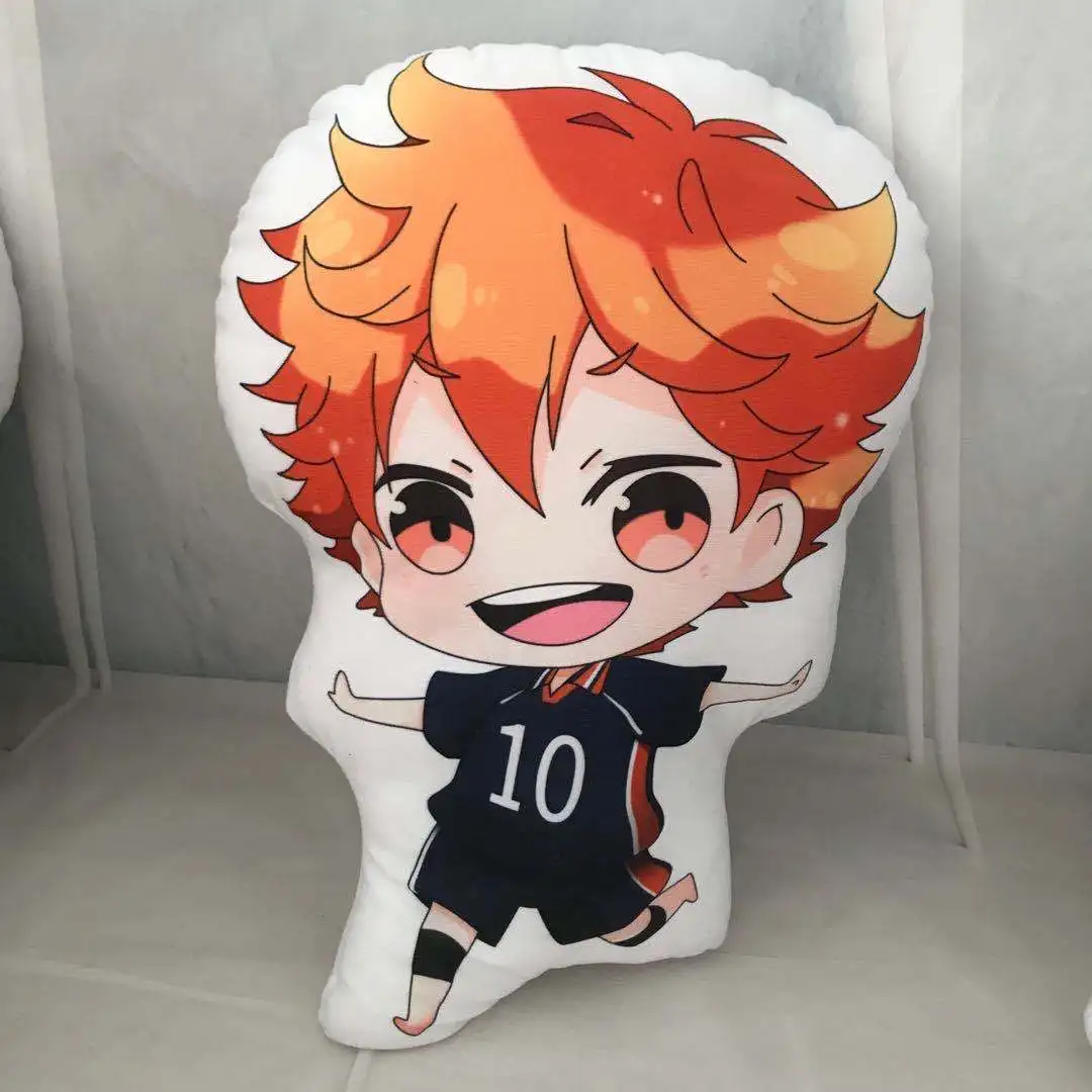 Anime Haikyuu Hinata Shoyo Tobio Oikawa Tooru Stuffed Keychain Toy