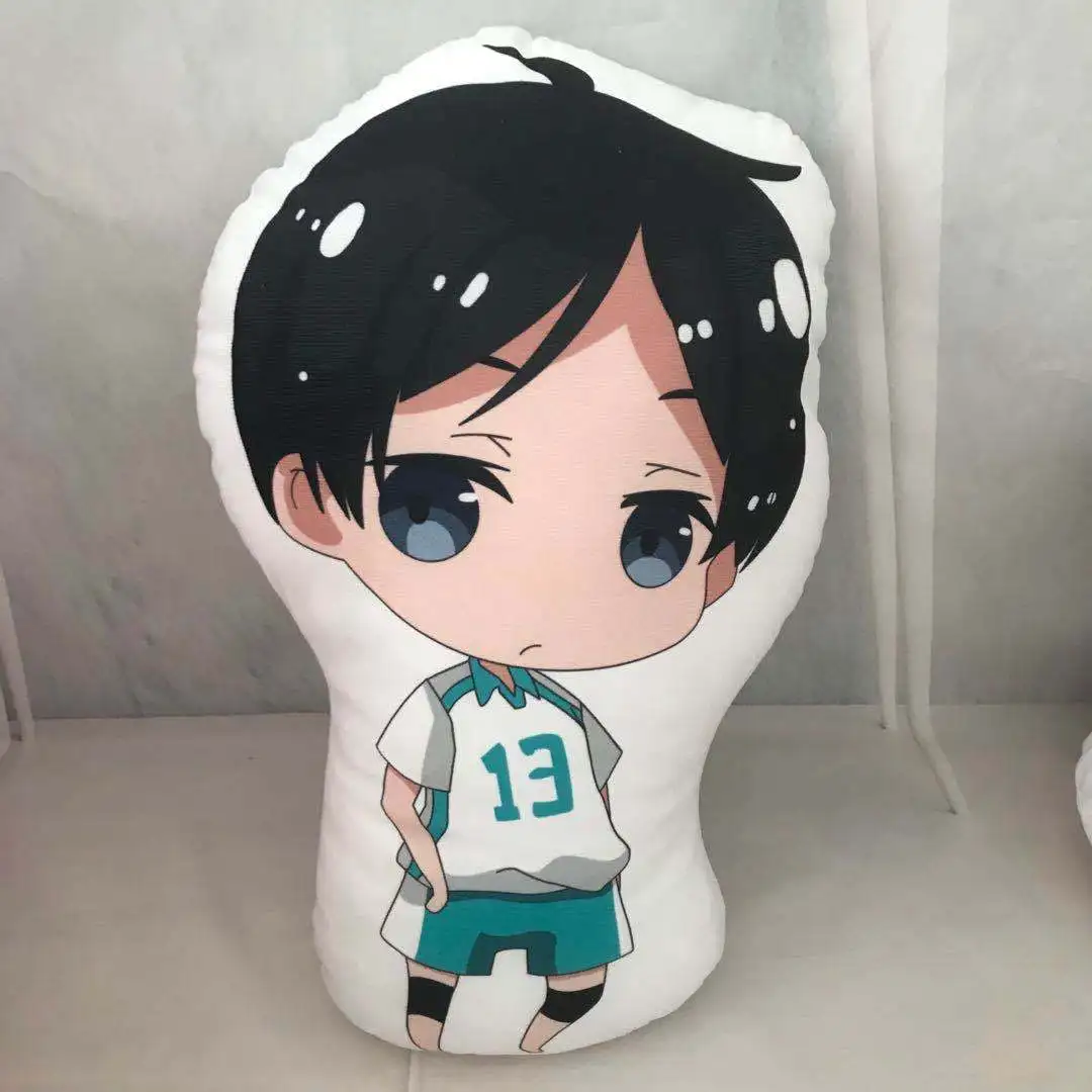 Anime Haikyuu Hinata Shoyo Tobio Oikawa Tooru Stuffed Keychain Toy