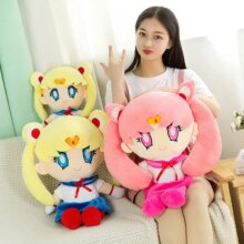Anime Sailor Moon Plush Pink Yellow Girl Toy For Child Anime Sailor Moon Plush Pink Yellow Girl Toy For Child