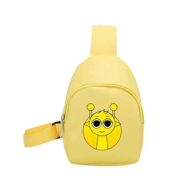 Kawaii Sprunki Incredibox Simon Portable Crossbody Bag