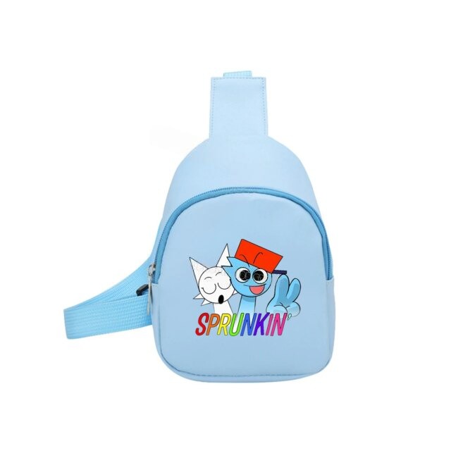 Kawaii Sprunki Incredibox Polyester Portable Crossbody Bag Kawaii Sprunki Incredibox Polyester Portable Crossbody Bag