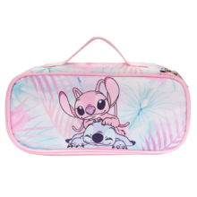 Cartoon Kawaii Stitch With Angel Printed Pencil Case Cartoon Kawaii Stitch With Angel Printed Pencil Case