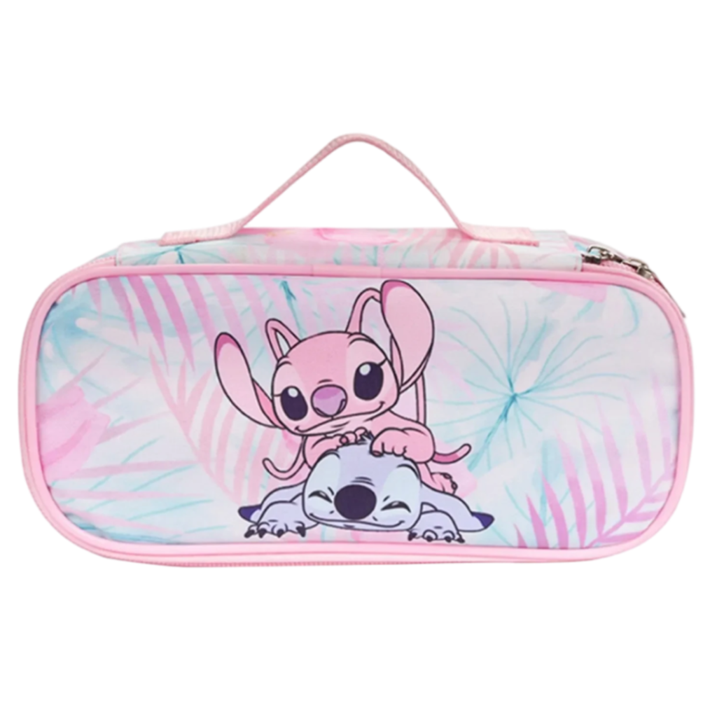 Cartoon Kawaii Stitch With Angel Printed Pencil Case Cartoon Kawaii Stitch With Angel Printed Pencil Case