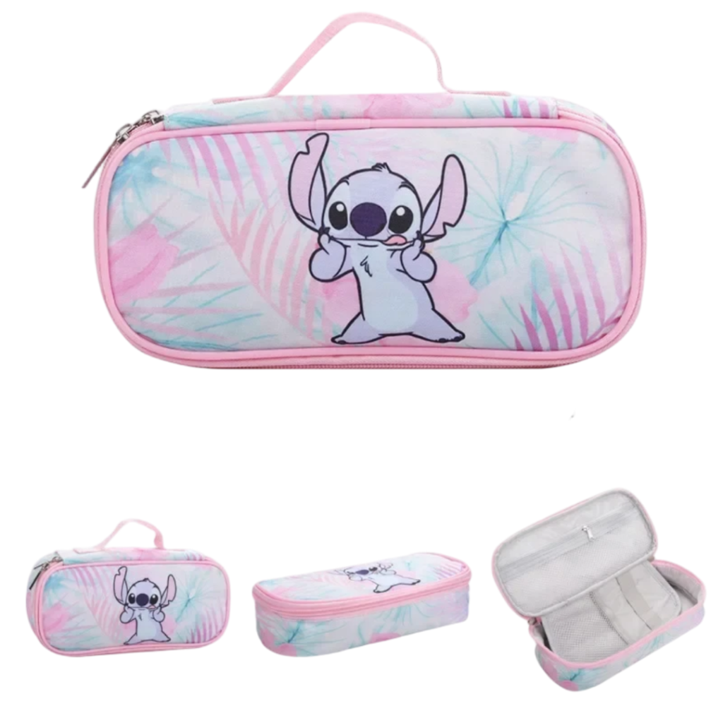 Kawaii Cartoon Stitch Printed Pencil Case