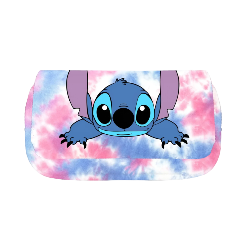 Cartoon Stitch Printed Kawaii Pencil Case