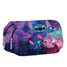 Kawaii Cartoon Stitch With Angel Love Printed Pencil Case Kawaii Cartoon Stitch With Angel Love Printed Pencil Case