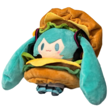 Anime Kawaii Hamburger Hatsune Miku Soft Stuffed Plush Toy Anime Kawaii Hamburger Hatsune Miku Soft Stuffed Plush Toy