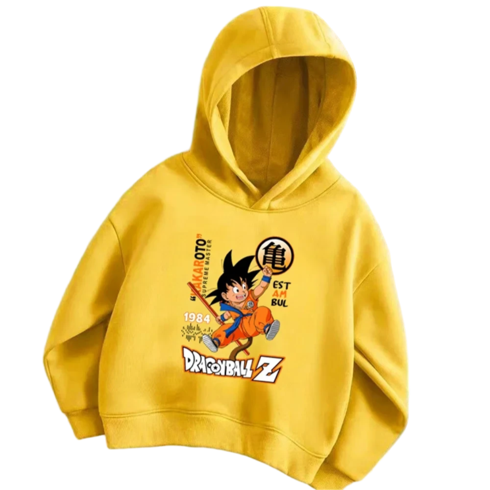 Kawaii Cartoon Dragon Ball Z Son Goku Children Hoodie