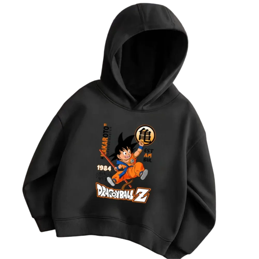 Kawaii Cartoon Dragon Ball Z Son Goku Children Hoodie