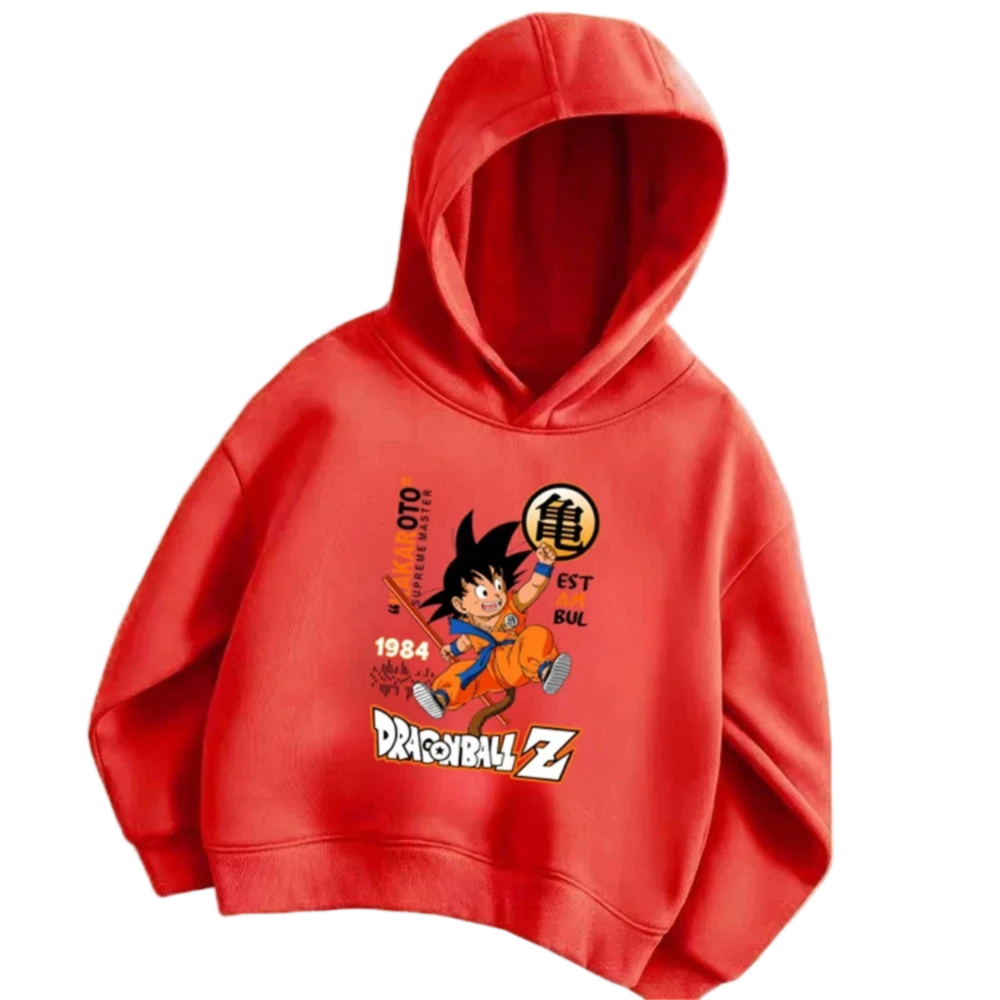 Kawaii Cartoon Dragon Ball Z Son Goku Children Hoodie