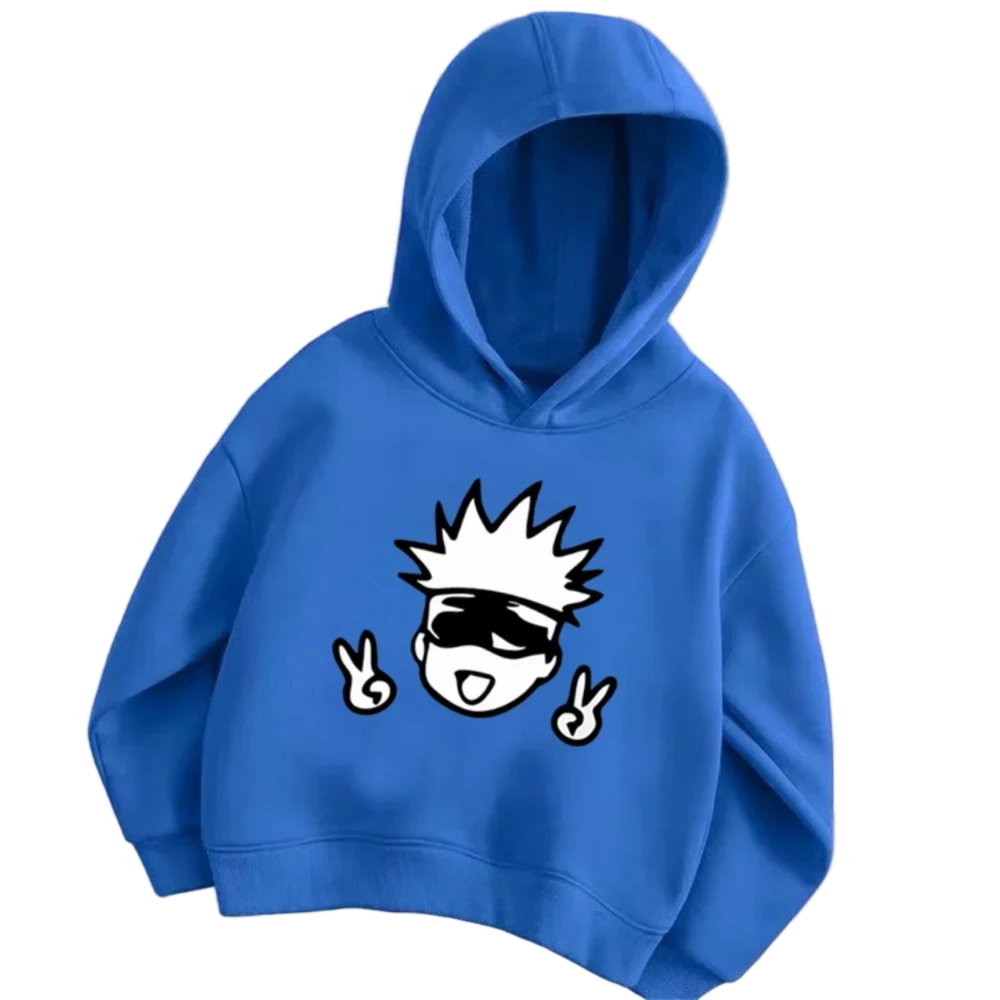 Kawaii Anime Jujutsu Kaisen Satoru Gojo Printed Hoodie
