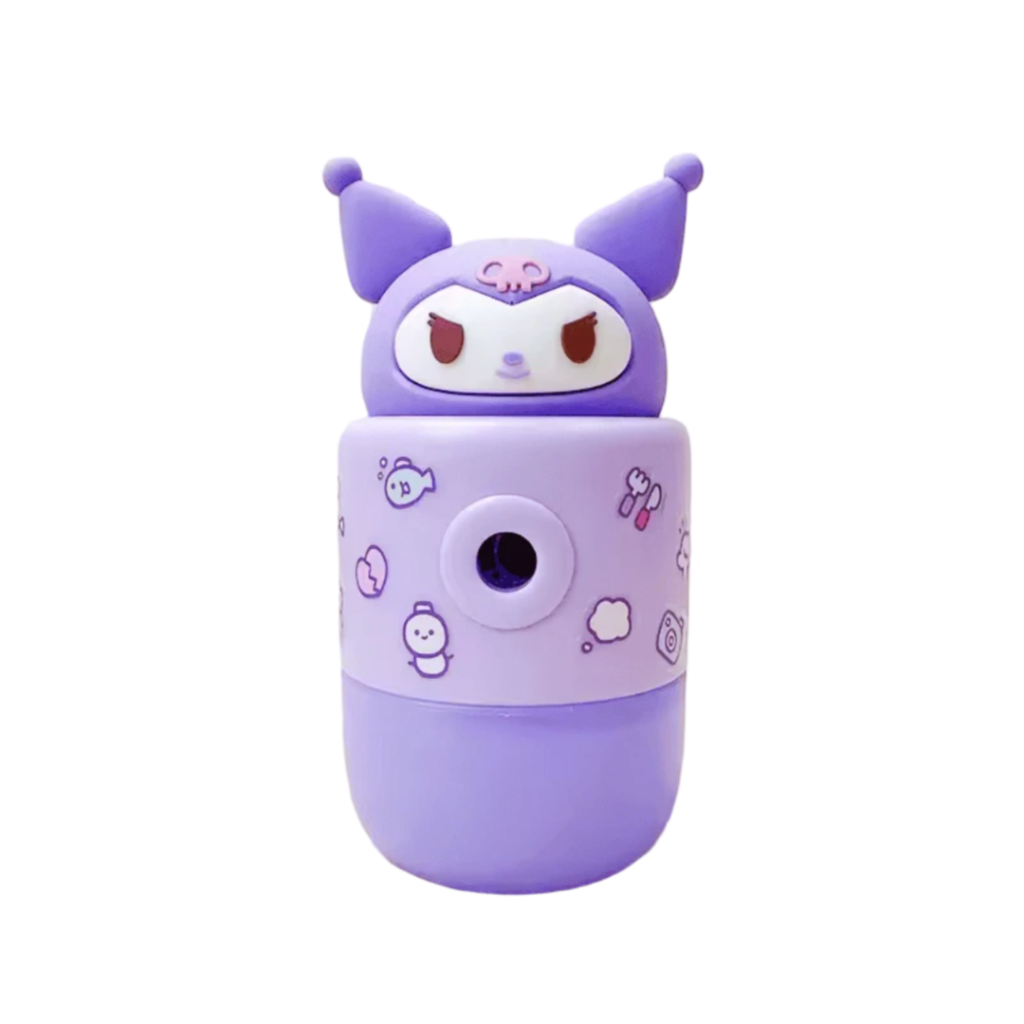 Kawaii Cartoon Sanrio Kuromi Hand Pencil Sharpener