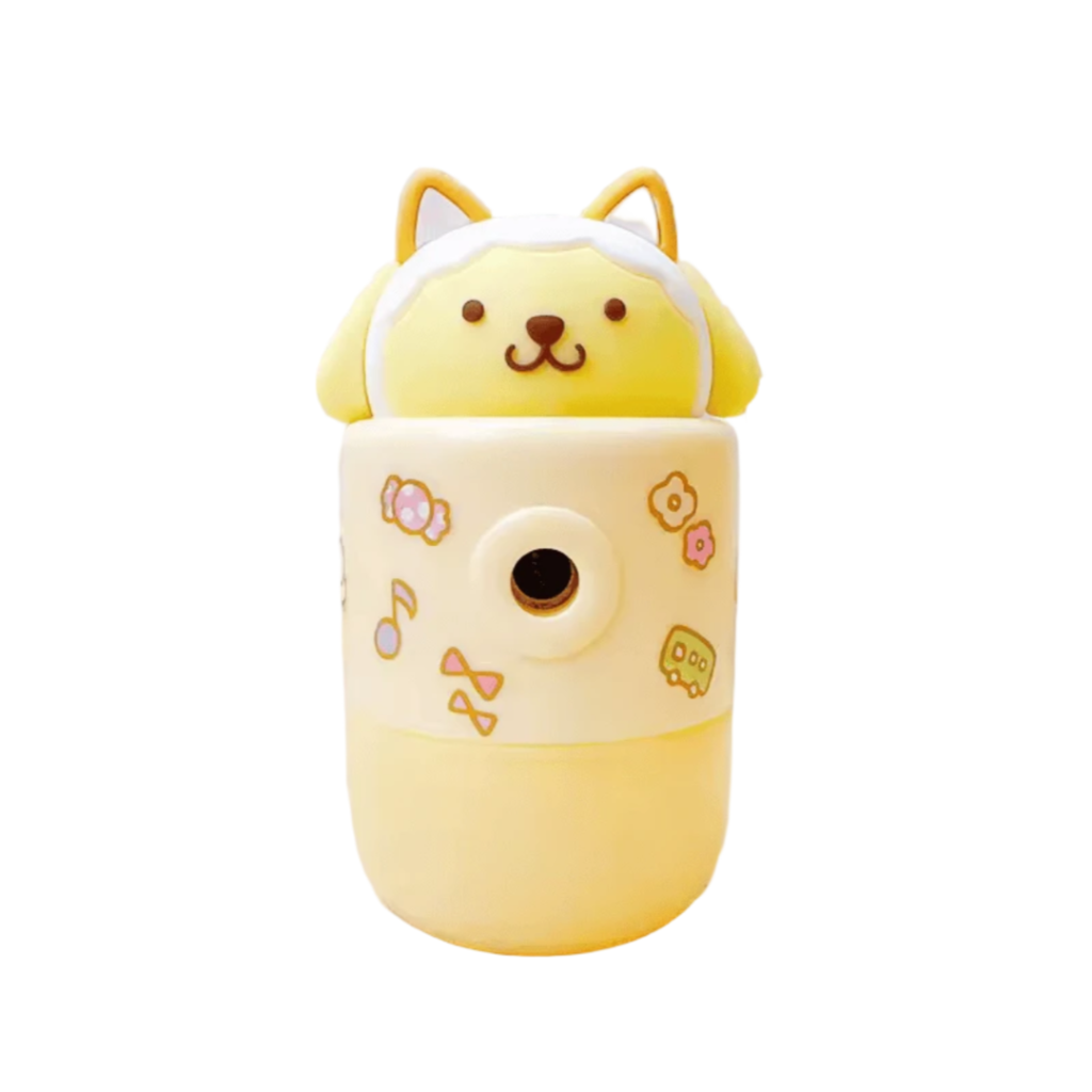 Kawaii Cartoon Sanrio Pompompurin Hand Pencil Sharpener