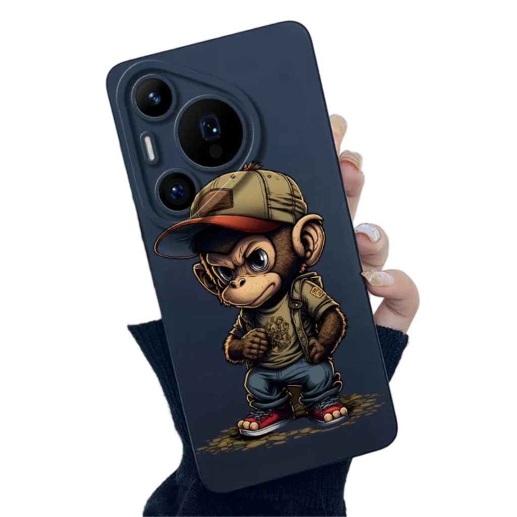 Kawaii Monkey Phone Case For Huawei Pura
