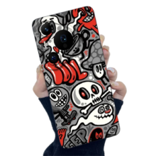 Kawaii Ghost Skull Pattern Phone Case For Huawei Pura Kawaii Ghost Skull Pattern Phone Case For Huawei Pura