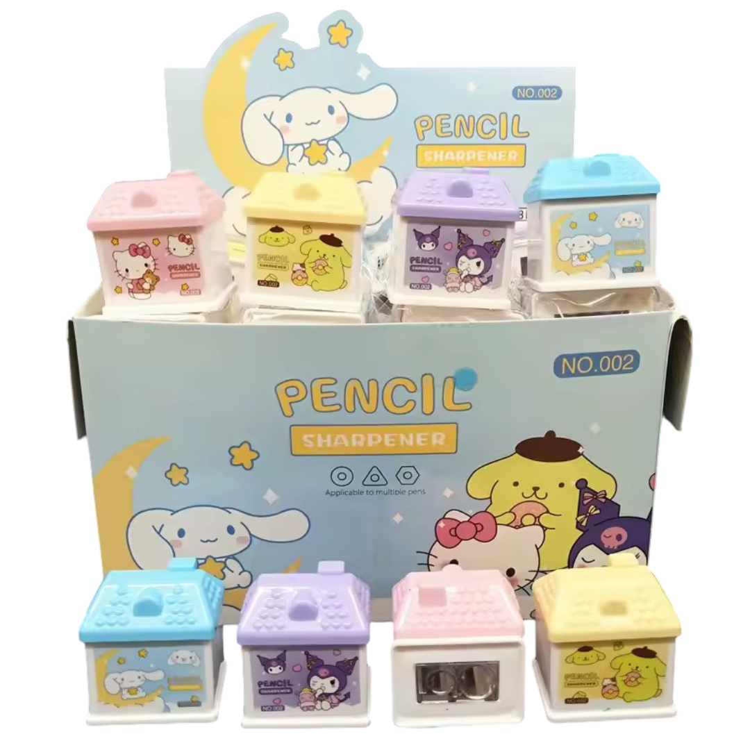 48Pcs/Set Kawaii Anime Sanrio Character Pencil Sharpener