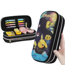 Kawaii Pikachu Coded Lock Pencil Case Kawaii Pikachu Coded Lock Pencil Case