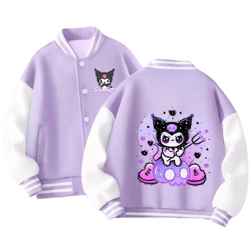 Kawaii Sanrio Kuromi Jacket For Kid Kawaii Sanrio Kuromi Jacket For Kid