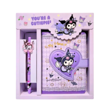 Kawaii Sanrio Kuromi Note Book With Gel Pen Kawaii Sanrio Kuromi Note Book With Gel Pen