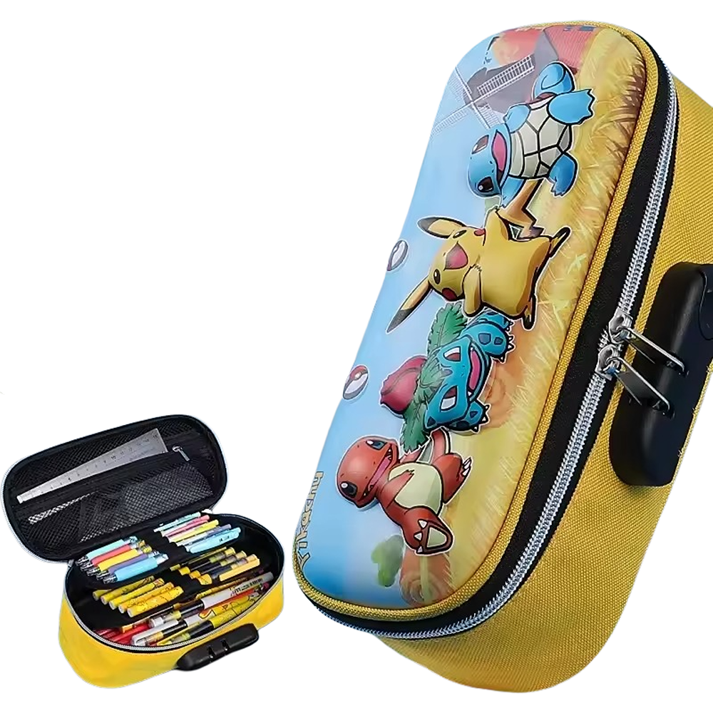 Kawaii Pokemon Character Large Capacity Pencil Case