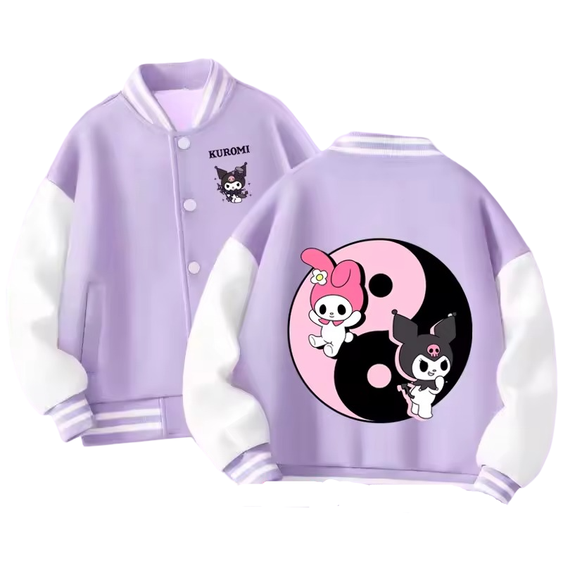 Kawaii Sanrio My Melody And Kuromi Jacket For Kid Kawaii Sanrio My Melody And Kuromi Jacket For Kid