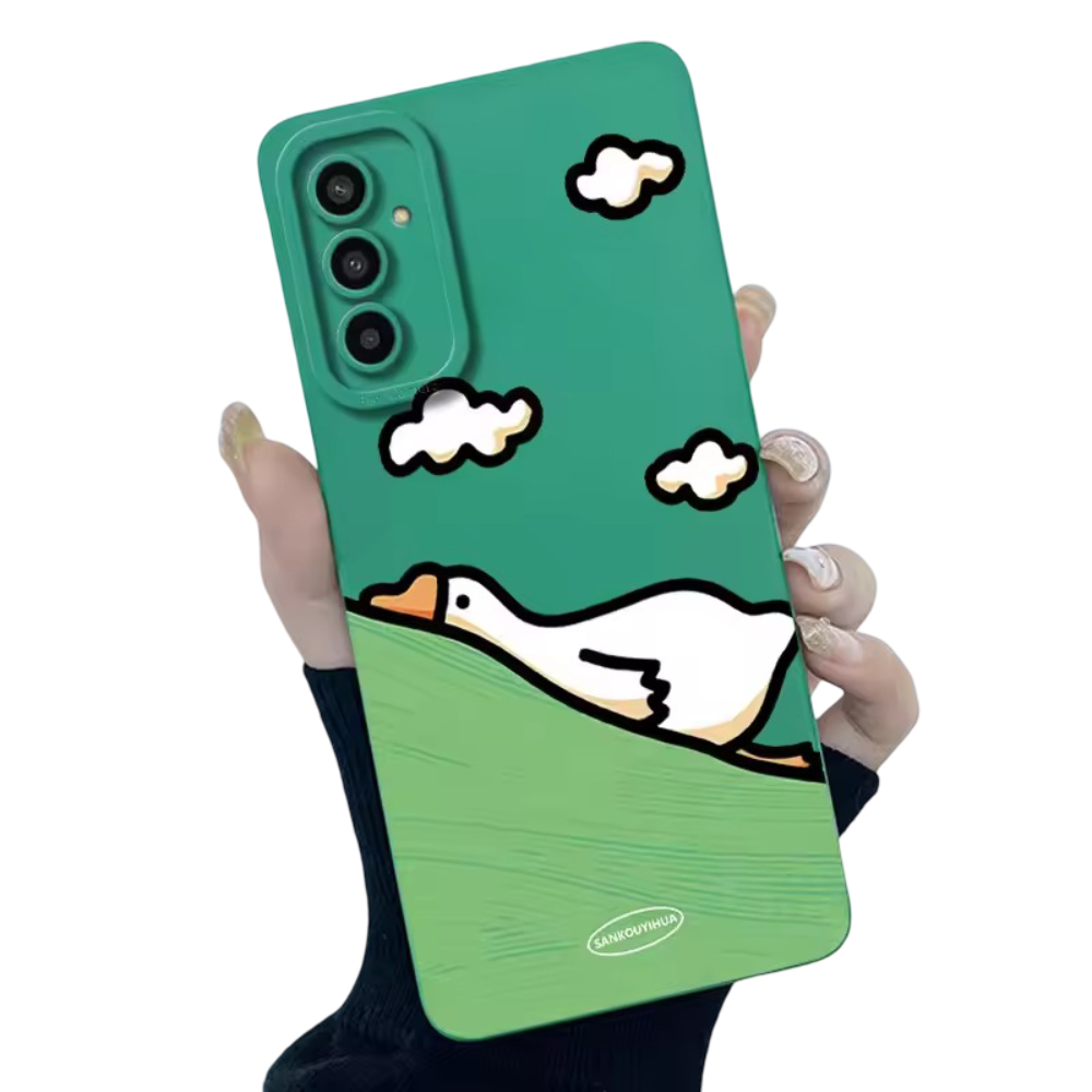 Kawaii Lazy Goose Phone Case For Samsung Galaxy