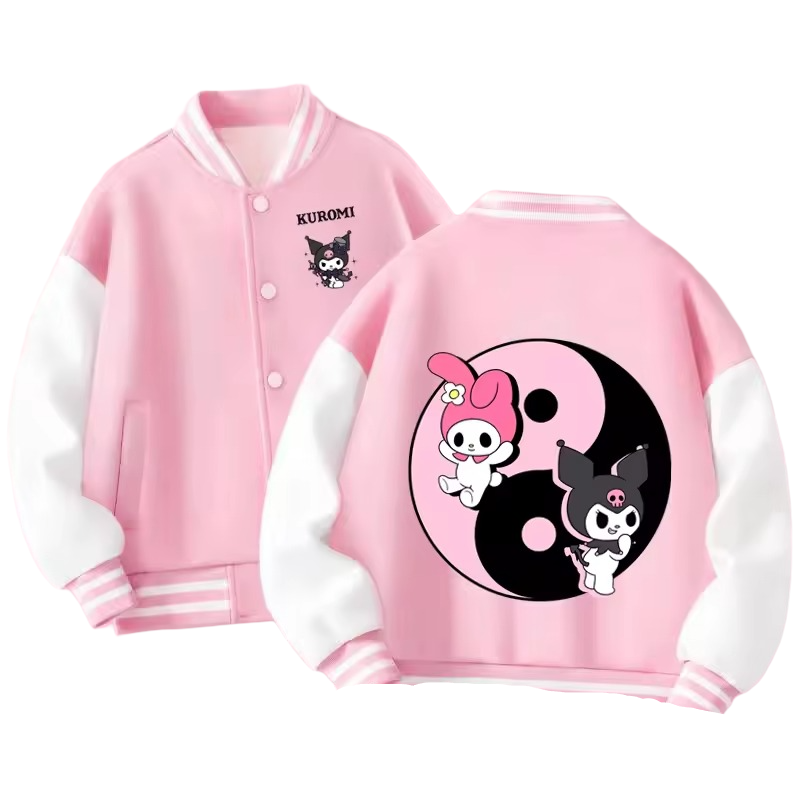 Kawaii Sanrio My Melody And Kuromi Jacket For Kid Kawaii Sanrio My Melody And Kuromi Jacket For Kid