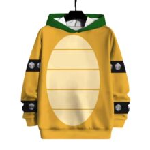 Anime Bowser Kawaii Hoodie For Kids Anime Bowser Kawaii Hoodie For Kids