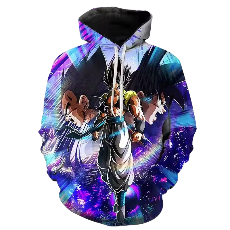 Kawaii 3D Anime Dragon Ball Majin Buu Saga Hoodie
