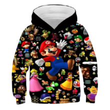 Cartoon Super Mario Kawaii Hoodie Cartoon Super Mario Kawaii Hoodie