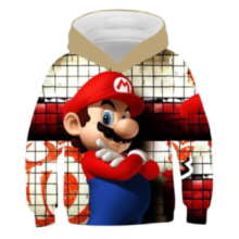 Kawaii Super Mario Cartoon Hoodie Kawaii Super Mario Cartoon Hoodie