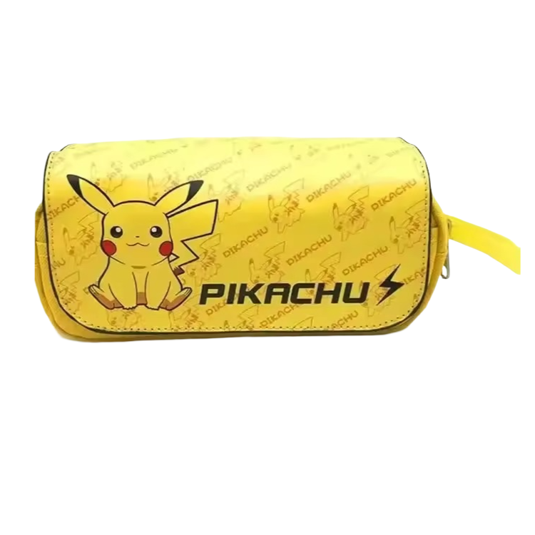 Kawaii Pikachu Coded Lock Flip Pencil Case