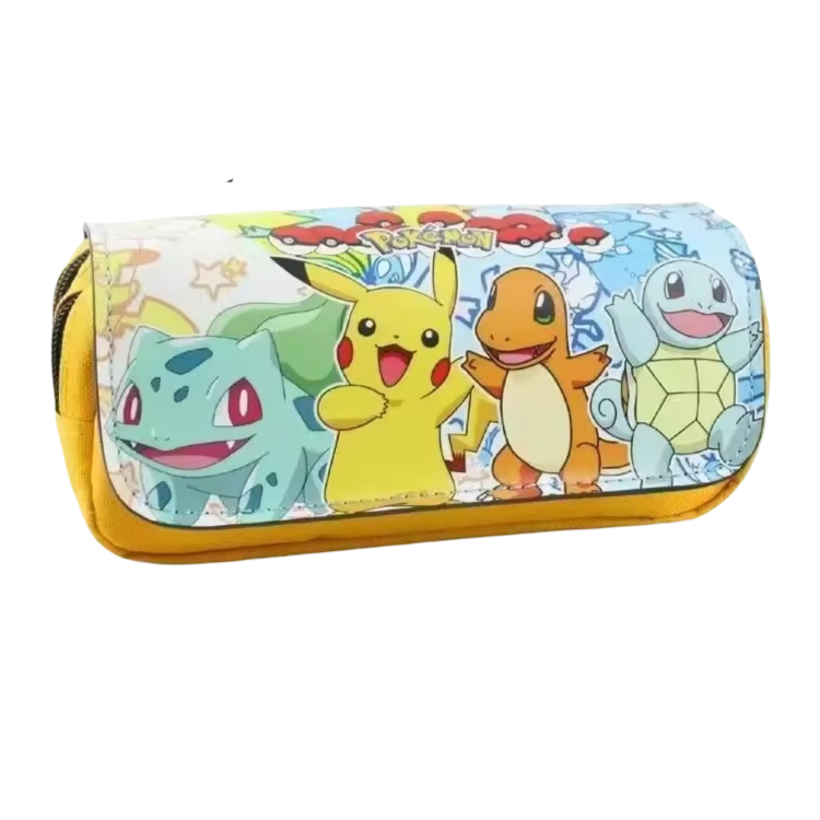 Kawaii Pikachu Characters Flip Cover Pencil Case  
