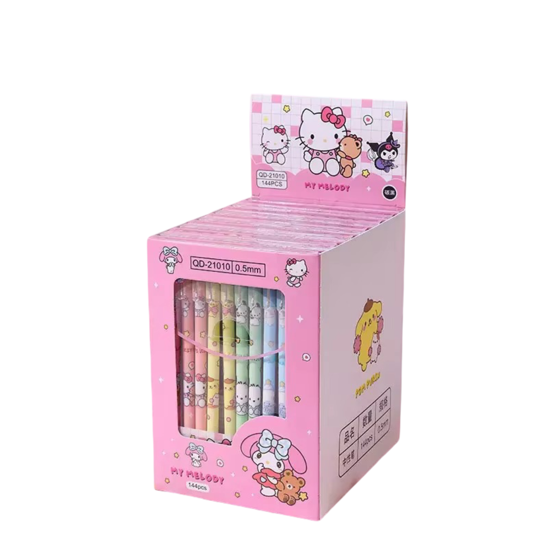 6Pcs Sanrio My Melody Kawaii Erasable Gel Pen