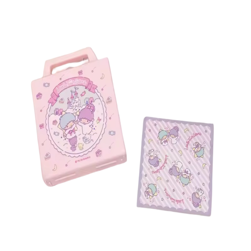 Kawaii Sanrio Little With Stars Printed Notepad Storage Box With Note Paper Kawaii Sanrio Little With Stars Printed Notepad Storage Box With Note Paper