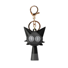 Kawaii Cartoon Sprunki Black Cat Keychain Kawaii Cartoon Sprunki Black Cat Keychain