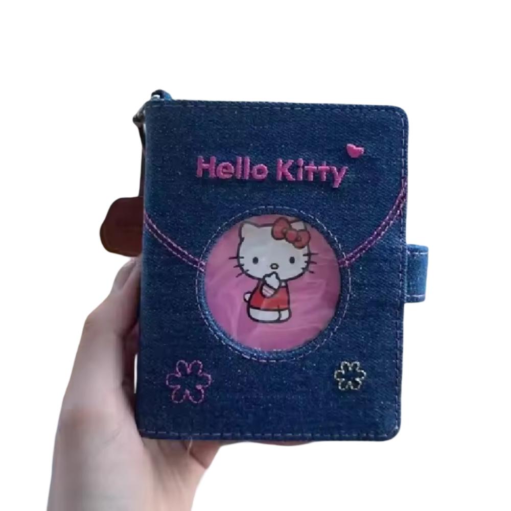 Kawaii Sanrio Anime Hello Kitty Denim Notepad