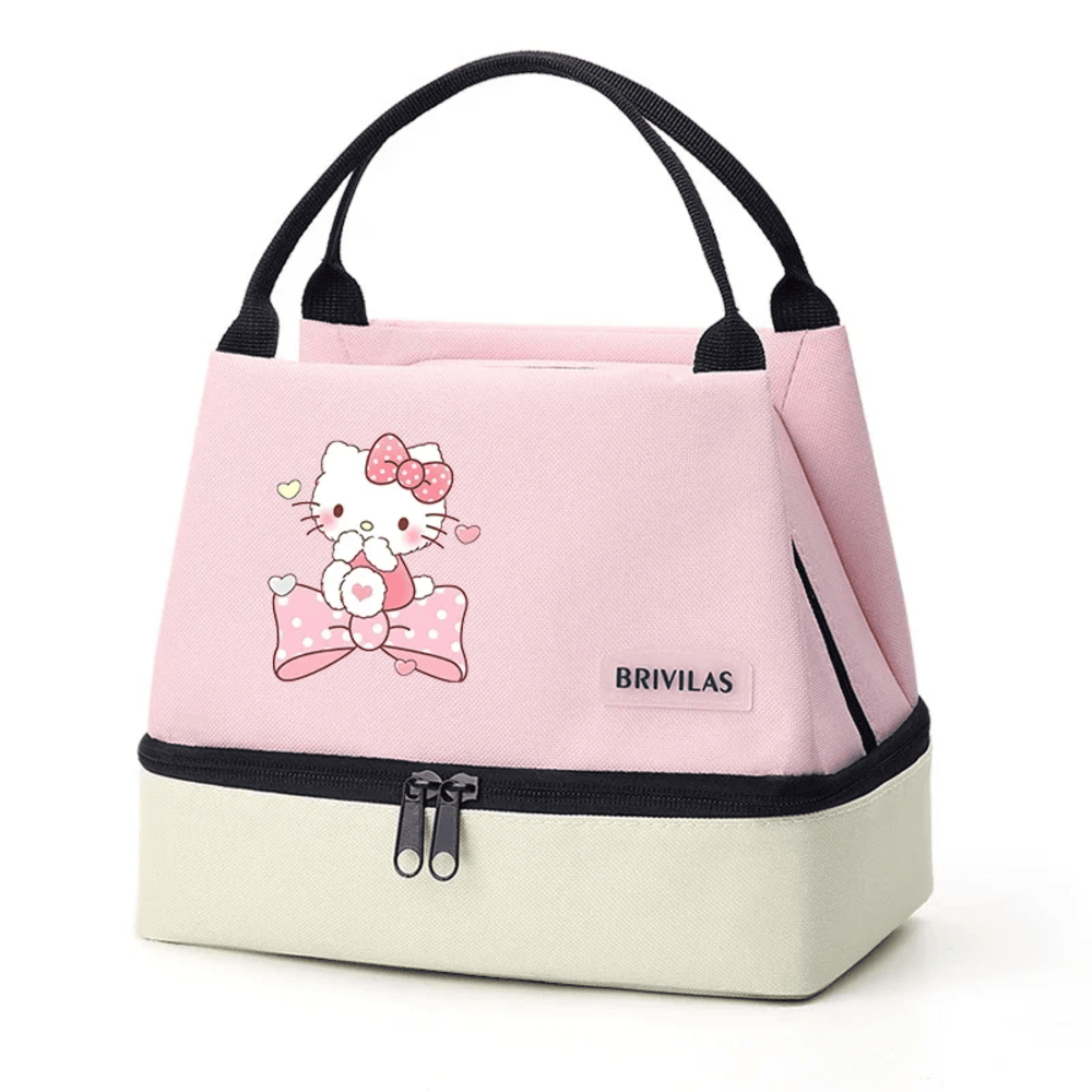 Kawaii Hello Kitty Anime Insulated Lunch Bag