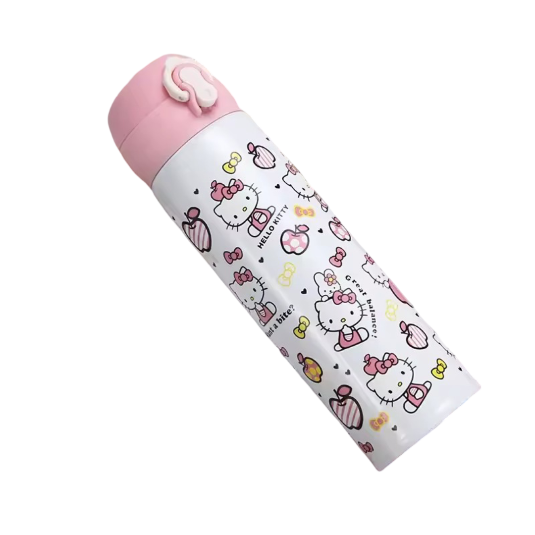Kawaii Cartoon Hello Kitty Insulated Water Bottle