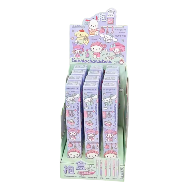 12Pcs Sanrio Kawaii Character Gel Pen 