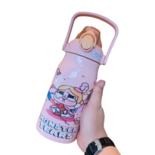 1000ml Kawaii Cartoon Cry Baby Monster Tears Pink Insulated Water Bottle 1000ml Kawaii Cartoon Cry Baby Monster Tears Pink Insulated Water Bottle
