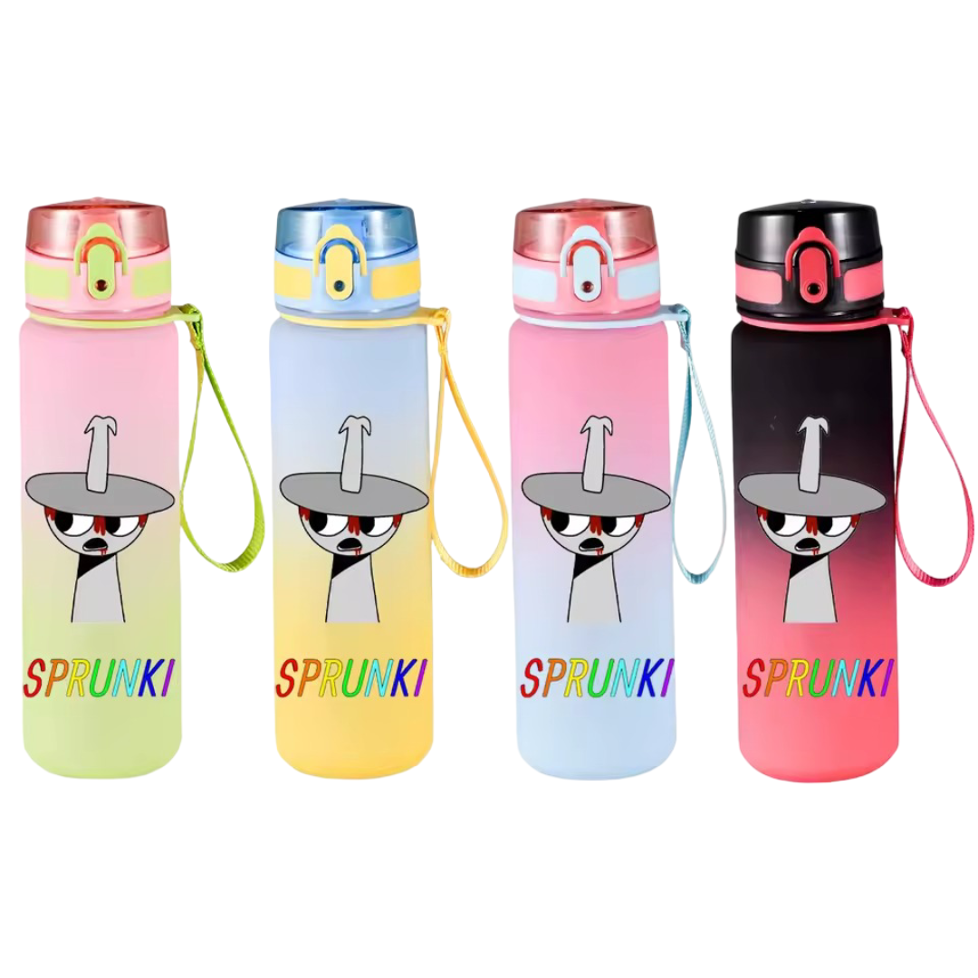 650ml Kawaii Gray Sprunki Water Bottle 650ml Kawaii Gray Sprunki Water Bottle