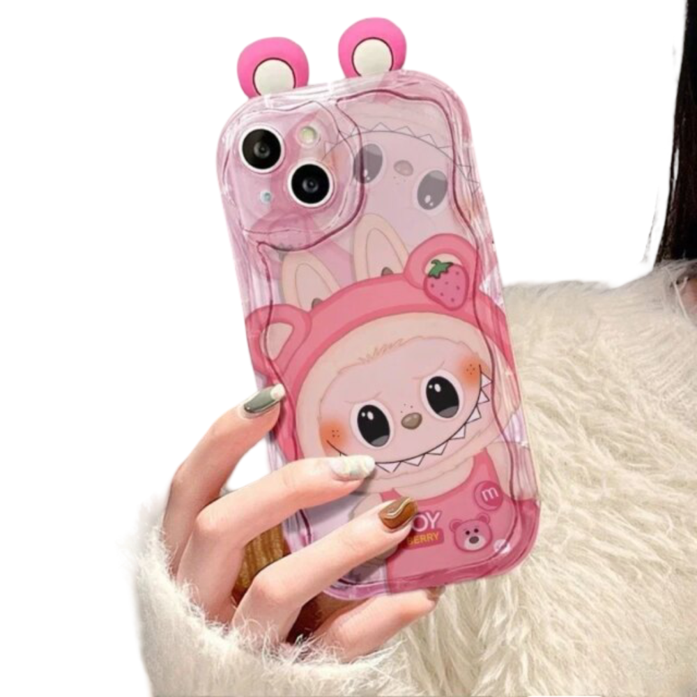 Kawaii Dada Turn Into Lotso 3D Ears Phone Case For Xiaomi 