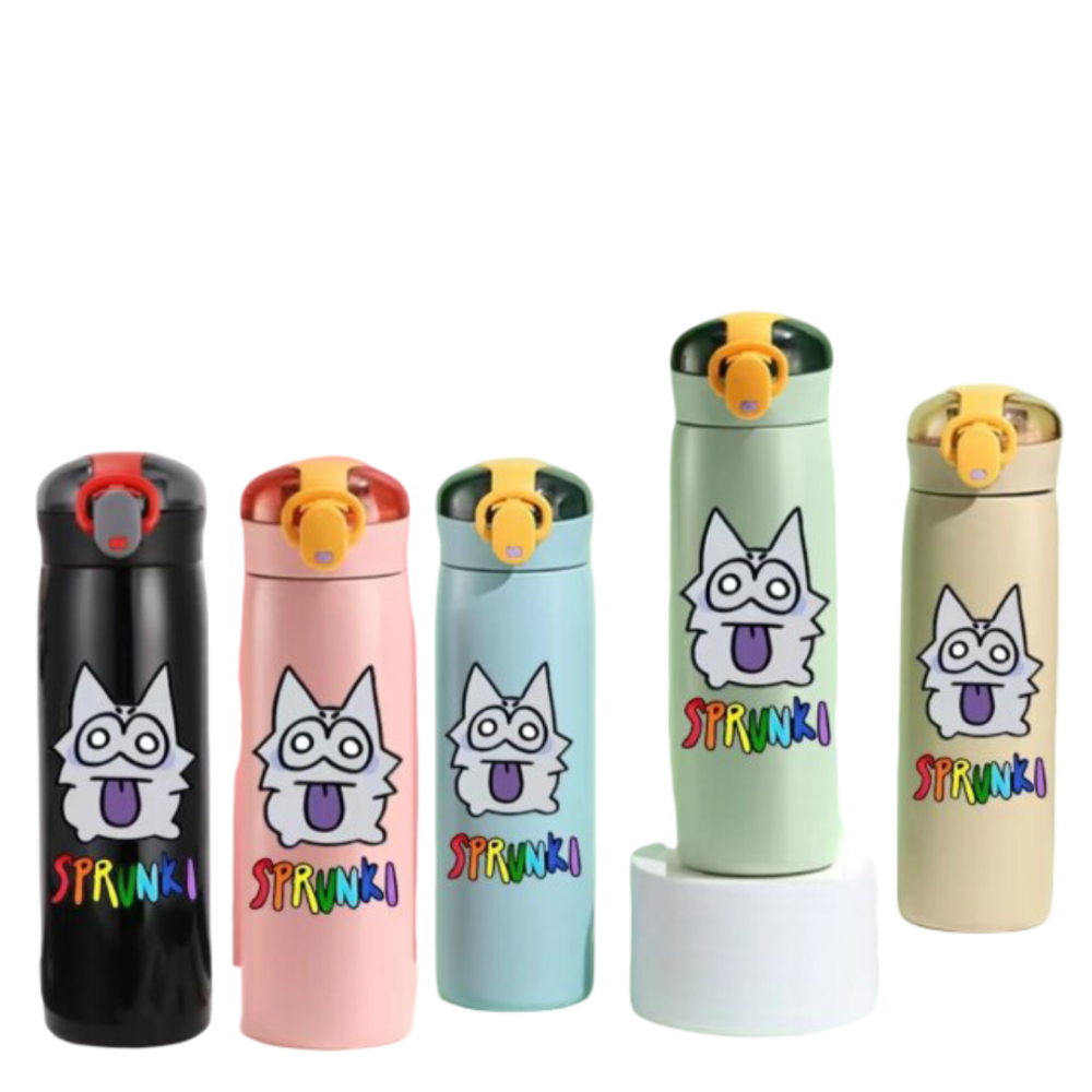 Kawaii 460ml Wenda Sprunki Incredibox Insulated Bottle